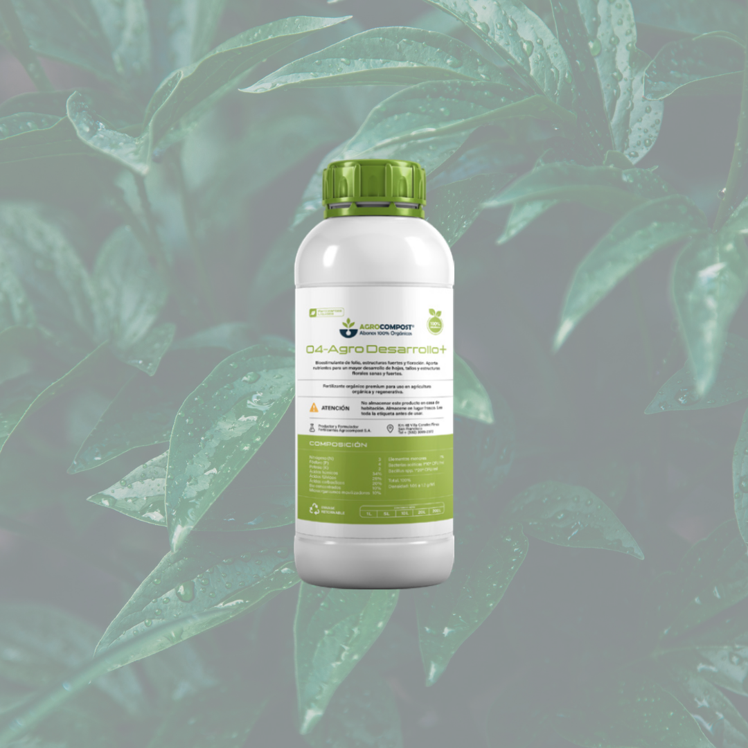 Agro Desarrollo+ | Bioestimulante foliar para desarrollo y floración