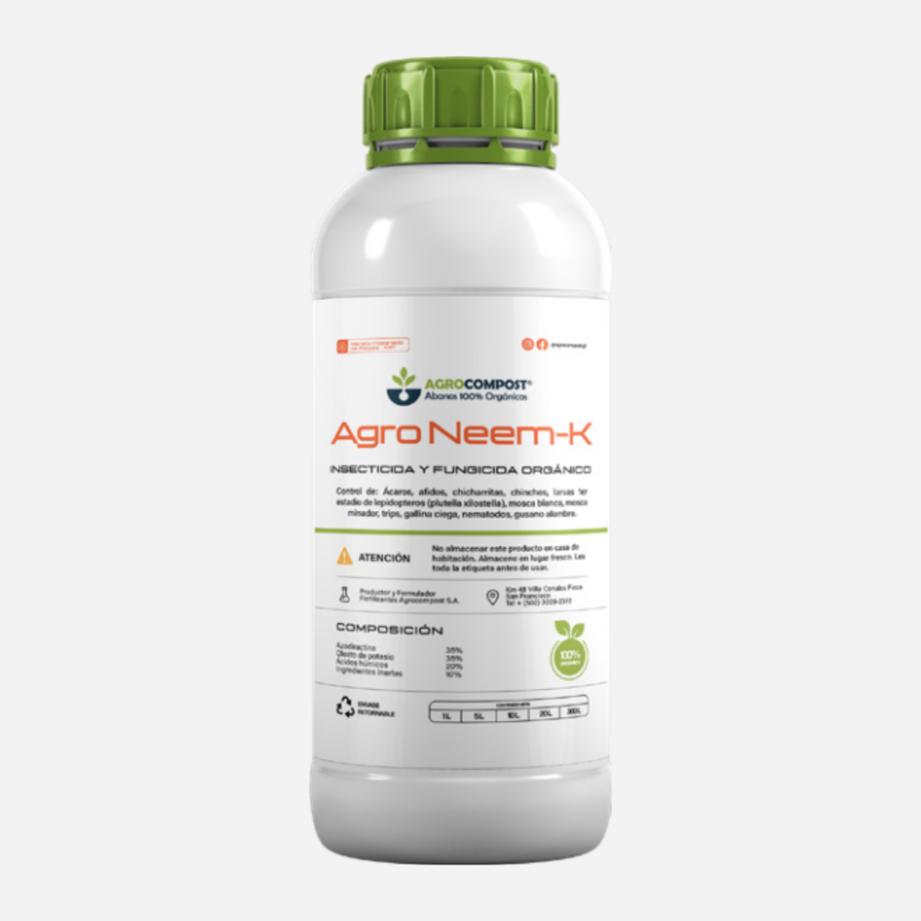 AgroNeem K | Insecticida y Fungicida Orgánico de Neem