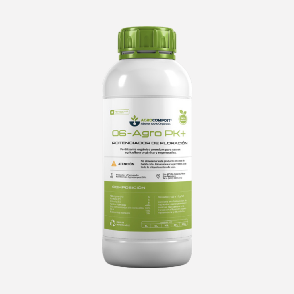 Agro PK Plus + | Potenciador de floración orgánico