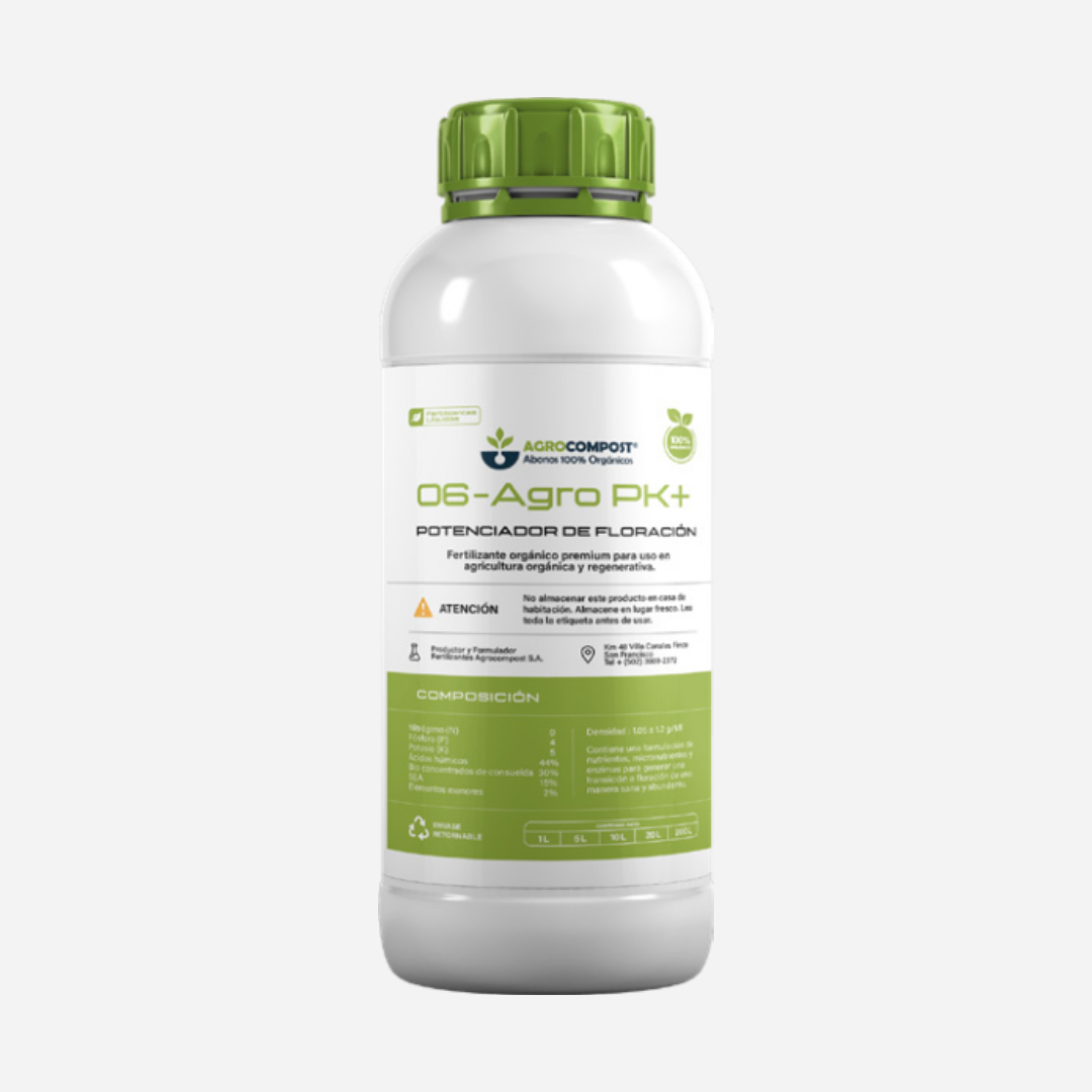 Agro PK Plus + | Potenciador de floración orgánico