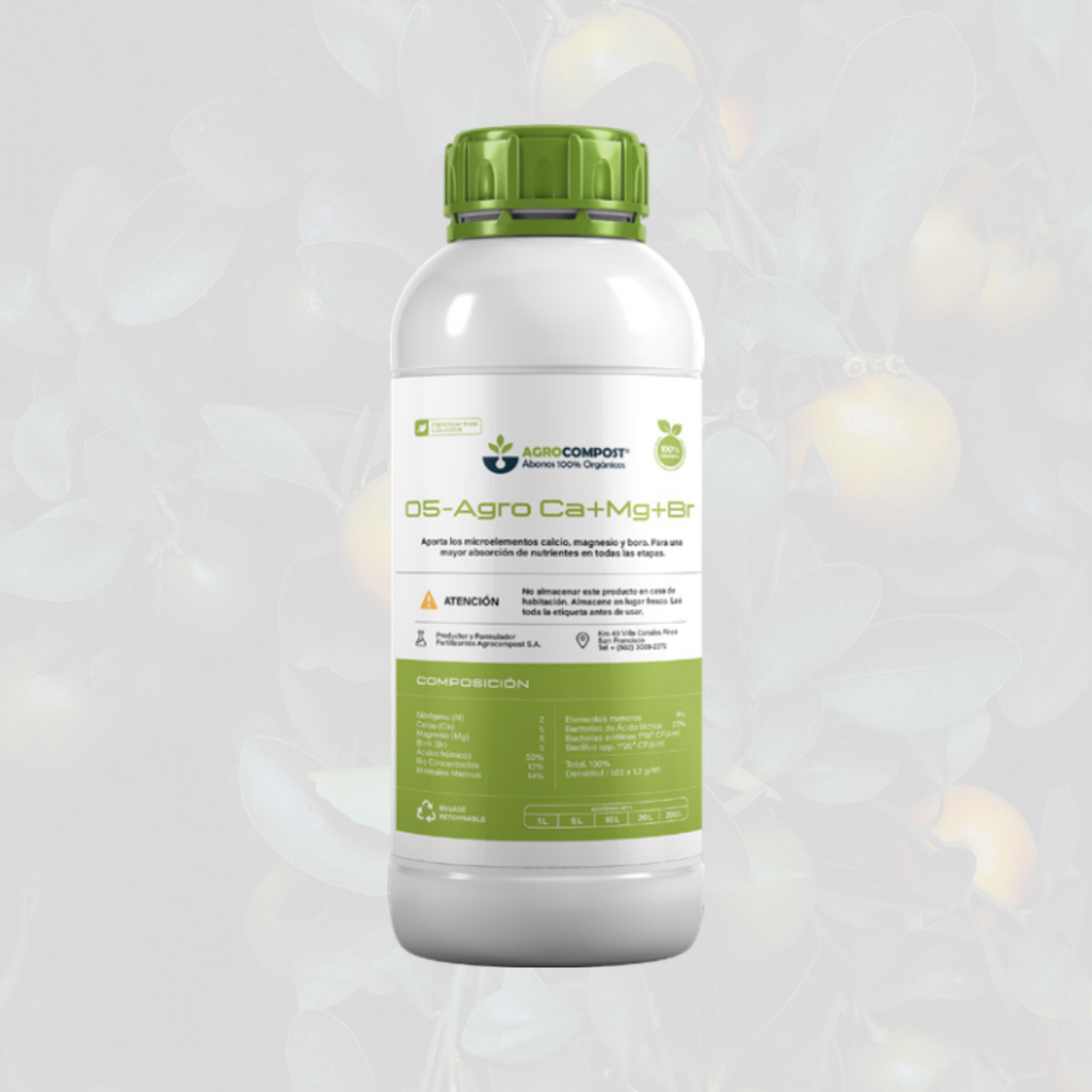 Agro Ca Mg Br | Fertilizante Líquido con Calcio, Magnesio y Boro